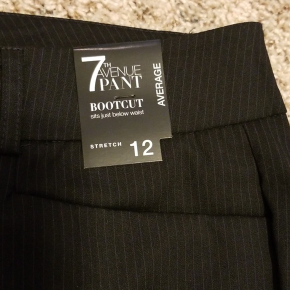 NY&Co navy pin striped dress pant size 12 - Picture 2 of 3
